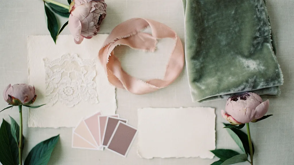 Wedding themes and aesthetics — palettes, florals, and styling